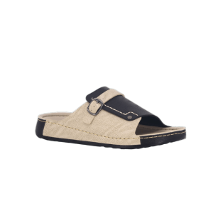 Sandales Homme Cuir Bicolore