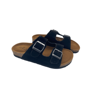 Sandales Confort Cuir Velours
